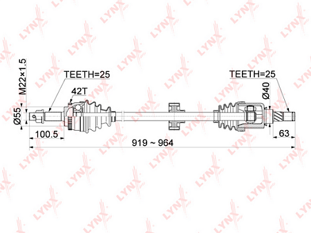 ШРУС NISSAN ALMERA(N16) 1.5 00> нар. CO-3638A