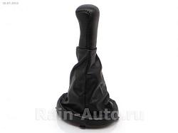 AZARD КПП00121 Ручка КПП с чехлом и рамкой ВАЗ 2123 Niva-Chevrolet натуральная кожа черная KPP00121