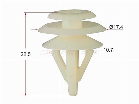 Клипса обшивки двери HONDA (1 шт.)