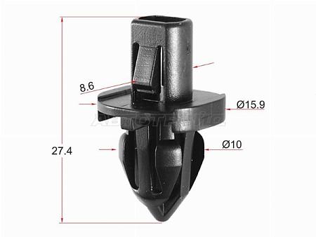 Клипса бампера HONDA (1 шт.)