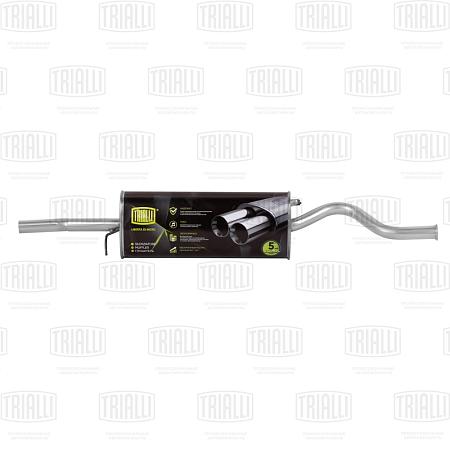 Глушитель для а/м Лада 2112 осн. (алюм. сталь) (EMM 0110)