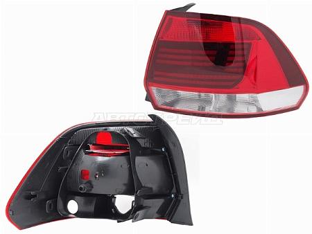 Фонарь задний Volkswagen Polo 14-20 (Справа/ 4D SED)