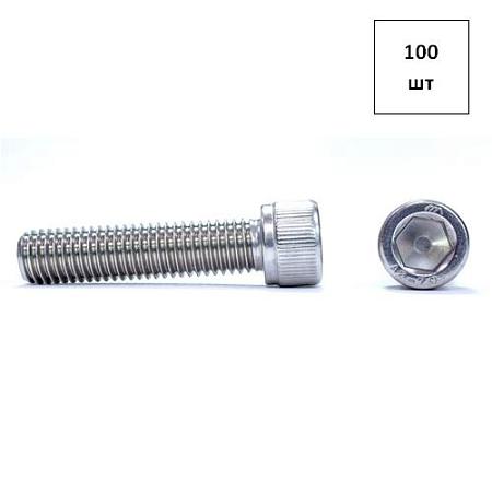 Винт 8х25 DIN 912 A2 полн. р. 100шт FORTLUFT sts032938