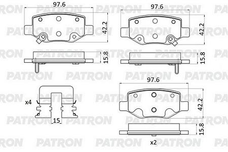 PBP271 Колодки тормозные дисковые