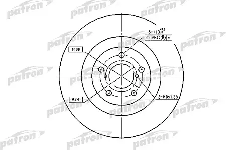 PBD7004 Диск тормозной