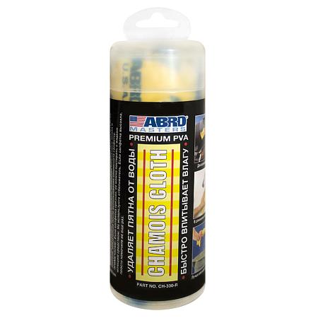 ABRO Салфетка влаговпитывающая 32х43 см замша CH-330