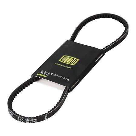 TRIALLI AVX10X875 Ремень приводной для автомобилей АЗЛК 2141, ГАЗ 3302, МТЗ-320 (дв. Lombardini) зубчатый (AVX10X875)