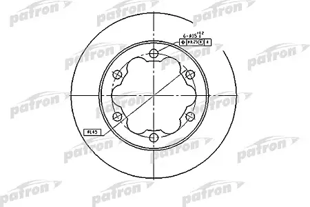 PBD4089 Диск тормозной