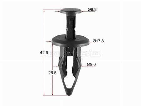 Клипса защиты бампера GM (1 шт.)