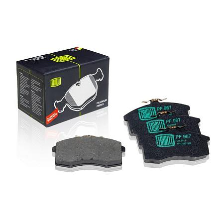 TRIALLI PF 967 Колодки тормозные дисковые для автомобилей Лада 1111-1113 передние