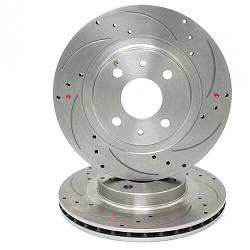 Диск тормозной ВАЗ 2112 перфо 2шт в/уп  AVTOREAL ABPE12-3501070