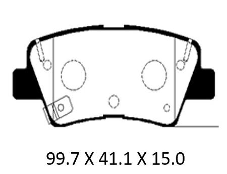 PBP189KOR Колодки тормозные дисковые