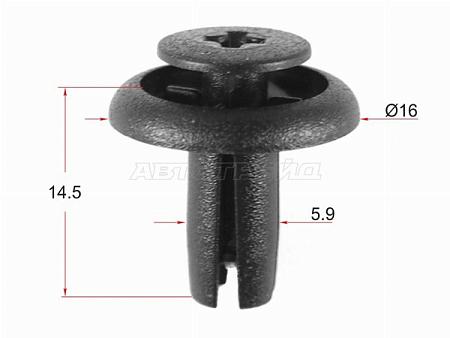 Клипса MAZDA (1 шт.)