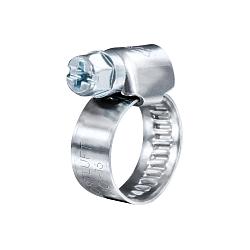 Хомут червячный 10-16 мм нержавеющая сталь (1 шт) 1016w2