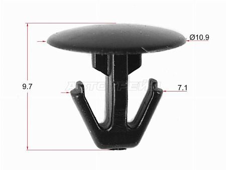 Клипса фиксатор HONDA (1 шт.)