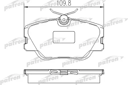 PBP415 Колодки тормозные дисковые