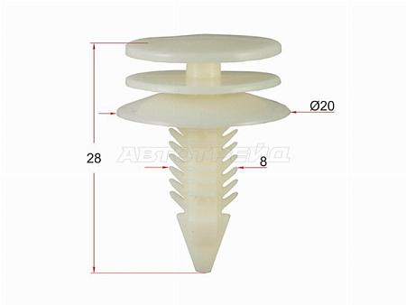 Клипса обшивки двери GM (1 шт.)