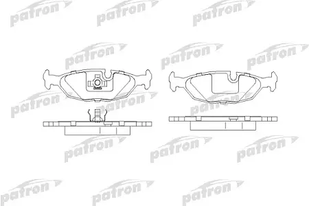 PBP296 Колодки тормозные дисковые