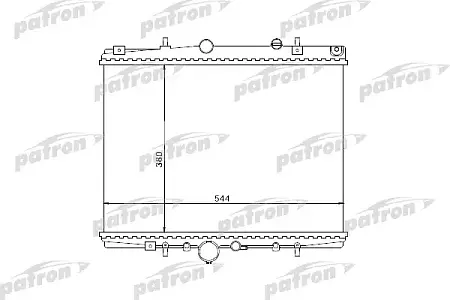 PRS3504 Радиатор системы охлаждения