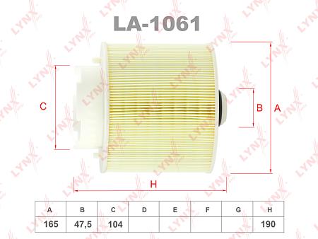 Фильтр воздушный AUDI A6 04> la-1061