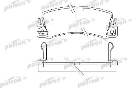 PBP478 Колодки тормозные дисковые