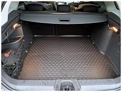 Коврик в багажник LADA Vesta, 2017- SW Cross (с фальш-полом) 1 шт.(полиуретан) ELEMENT5249V12