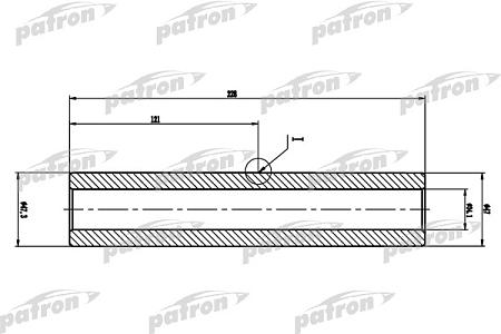 Вал торсиона PTB3006