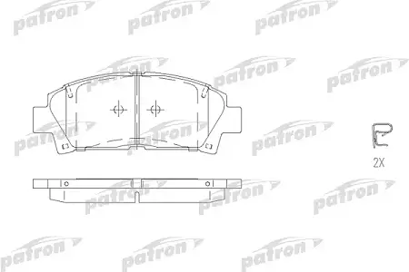 PBP928 Колодки тормозные дисковые
