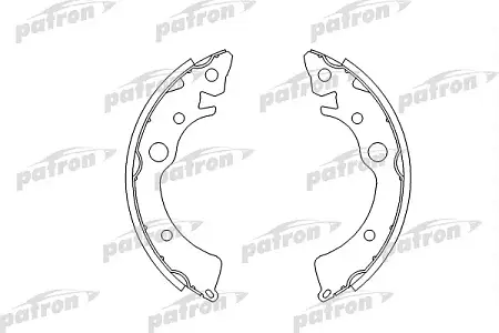 PSP219 Колодки тормозные барабанные