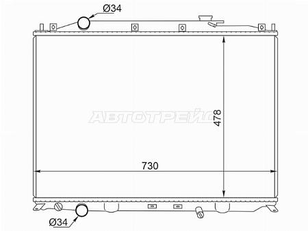 Радиатор Honda Stepwgn 09-15