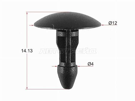 Клипса молдинга HONDA (1 шт.)