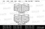 E100231 Колодки тормозные TOYOTA LAND CRUISER 70/80/90/4 RUNNER 87- перед. SemiMetallic