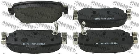 КОЛОДКИ ТОРМОЗНЫЕ ЗАДНИЕ 0201-j11er