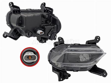 Фара противотуманная (Справа) Hyundai Santa Fe 18-21