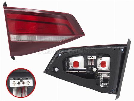 Фонарь в крышку багажника Volkswagen Jetta 14-19 (Слева)