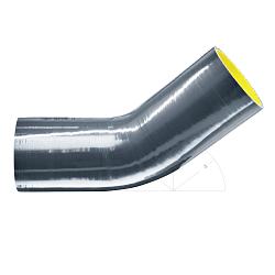 Силиконовый изгиб 70мм 45 градусов shb7045