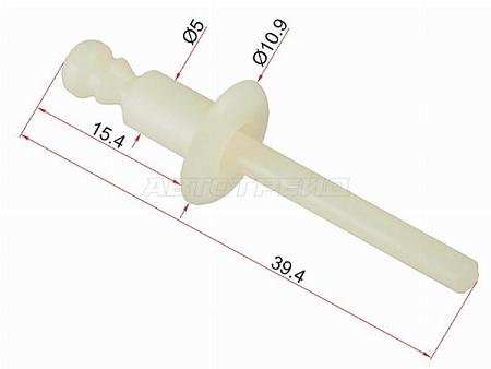 Клипса заклепка пластиковая (1 шт.)