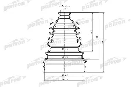 PDC0001 Пыльник ШРУСа