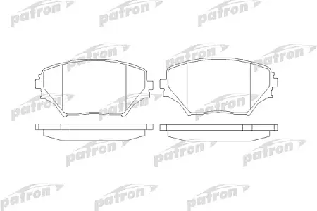 PBP1514 Колодки тормозные дисковые