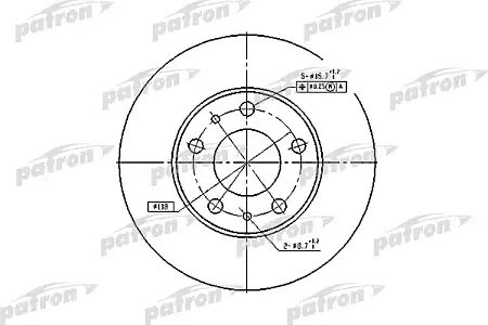 PBD2728 Диск тормозной