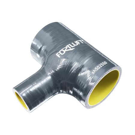 Силиконовый Т-патрубок 50-25-50мм sh502550