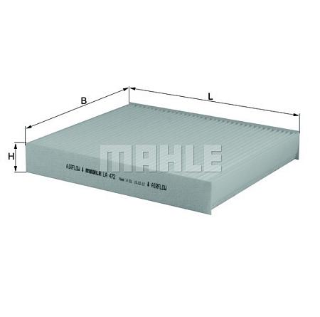 Фильтр салонный la472
