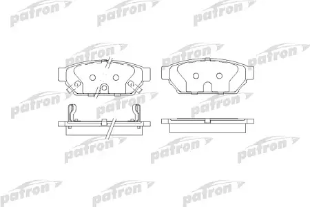 PBP1013 Колодки тормозные дисковые
