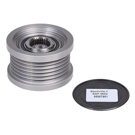 STARTVOLT SGP 0502 Шкив с обгонной муфтой генератора для автомобилей Chevrolet Aveo (11-)/Opel Astra J (09-) 1.4i/1.6i
