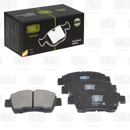 Колодки торм. для а/м Toyota Vitz (99-)/Platz (00-) диск. перед. т/с Akebono (PF 4344)