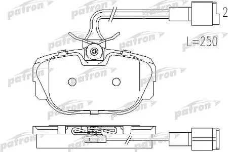 PBP660 Колодки тормозные дисковые