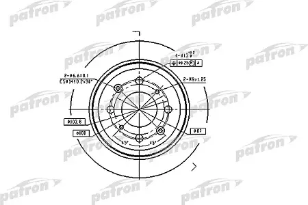 PBD2646 Диск тормозной