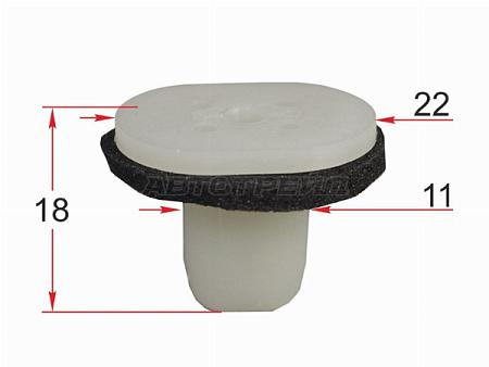 Клипса под винт MAZDA (1 шт.)