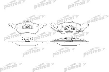 PBP1318 Колодки тормозные дисковые