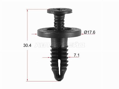 Клипса защиты бампера FORD (1 шт.)